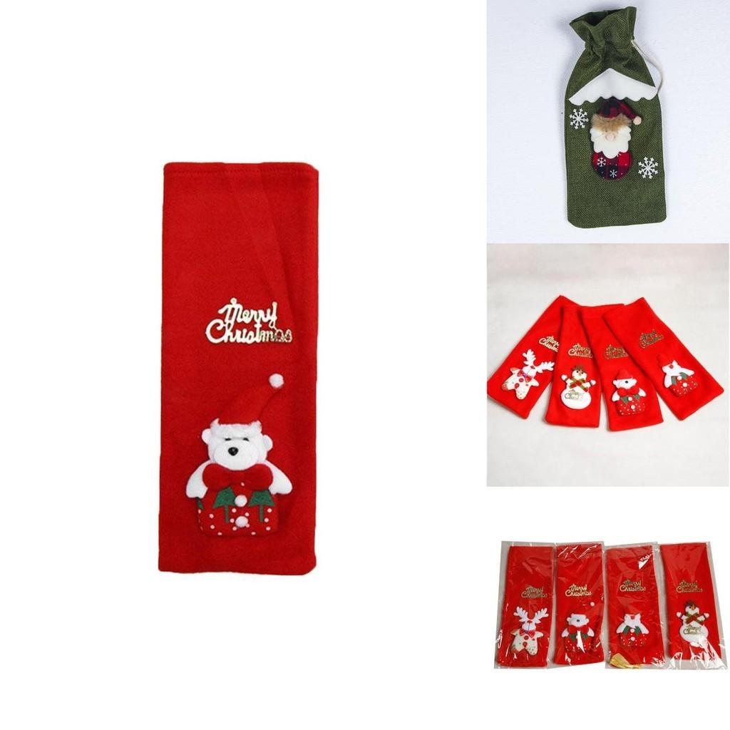Vibrant Christmas Santa Wine Bottle Bag Cover For A Joyful Holiday Celebration