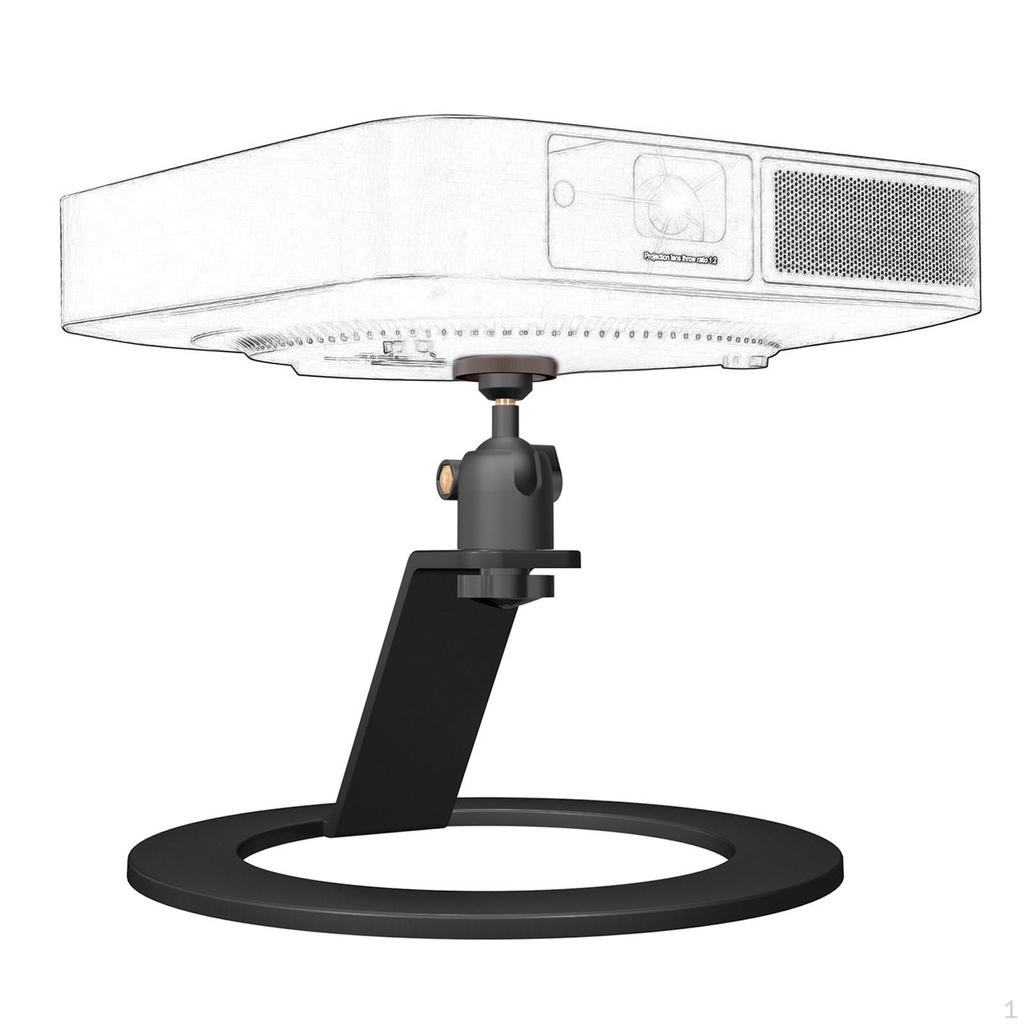 Projector Stand Holder 1/4 Inch Screw Hole Adjustable Mount Shelf for