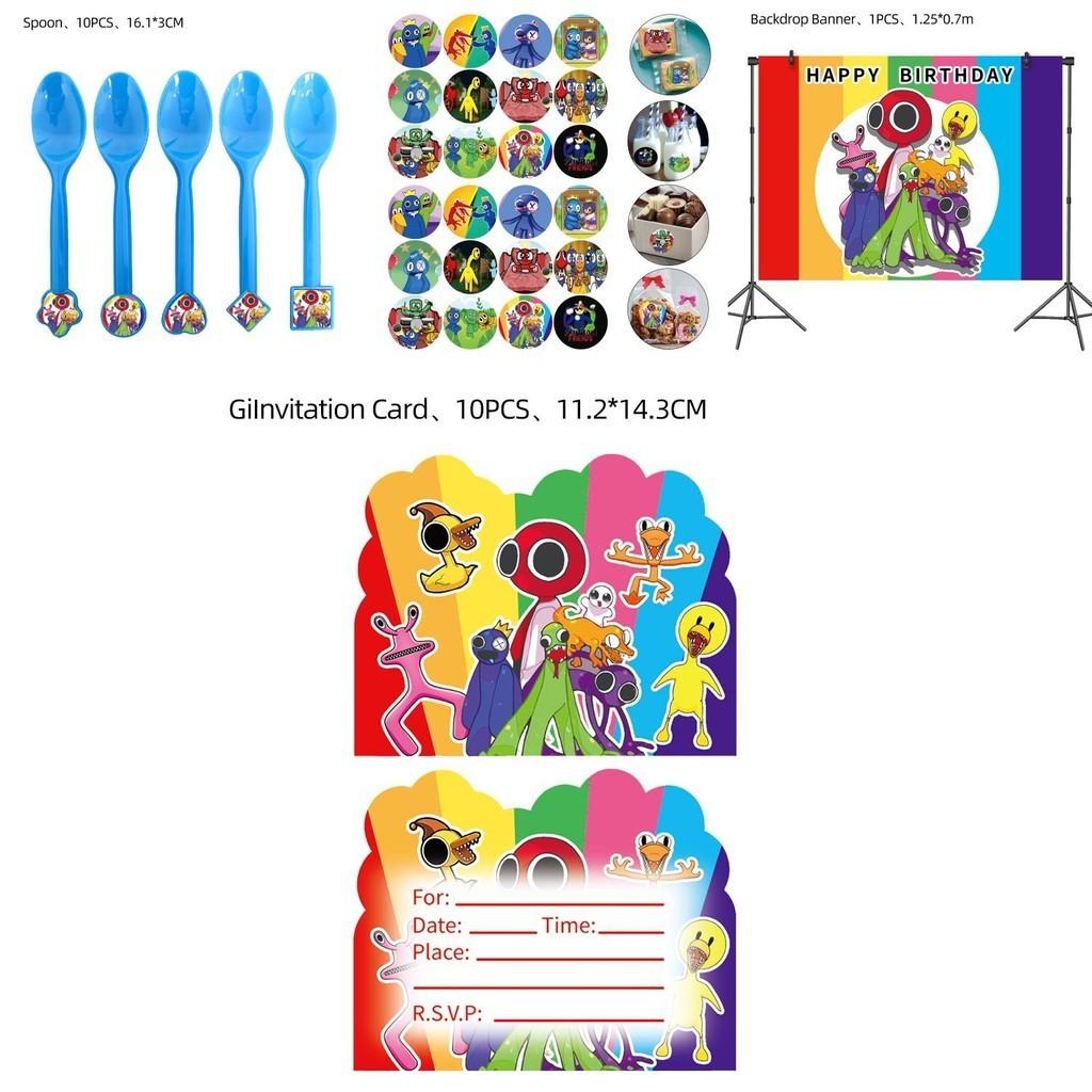 Artykuły imprezowe Roblox Rainbow Friends na niezapomniane obchody urodzinowe