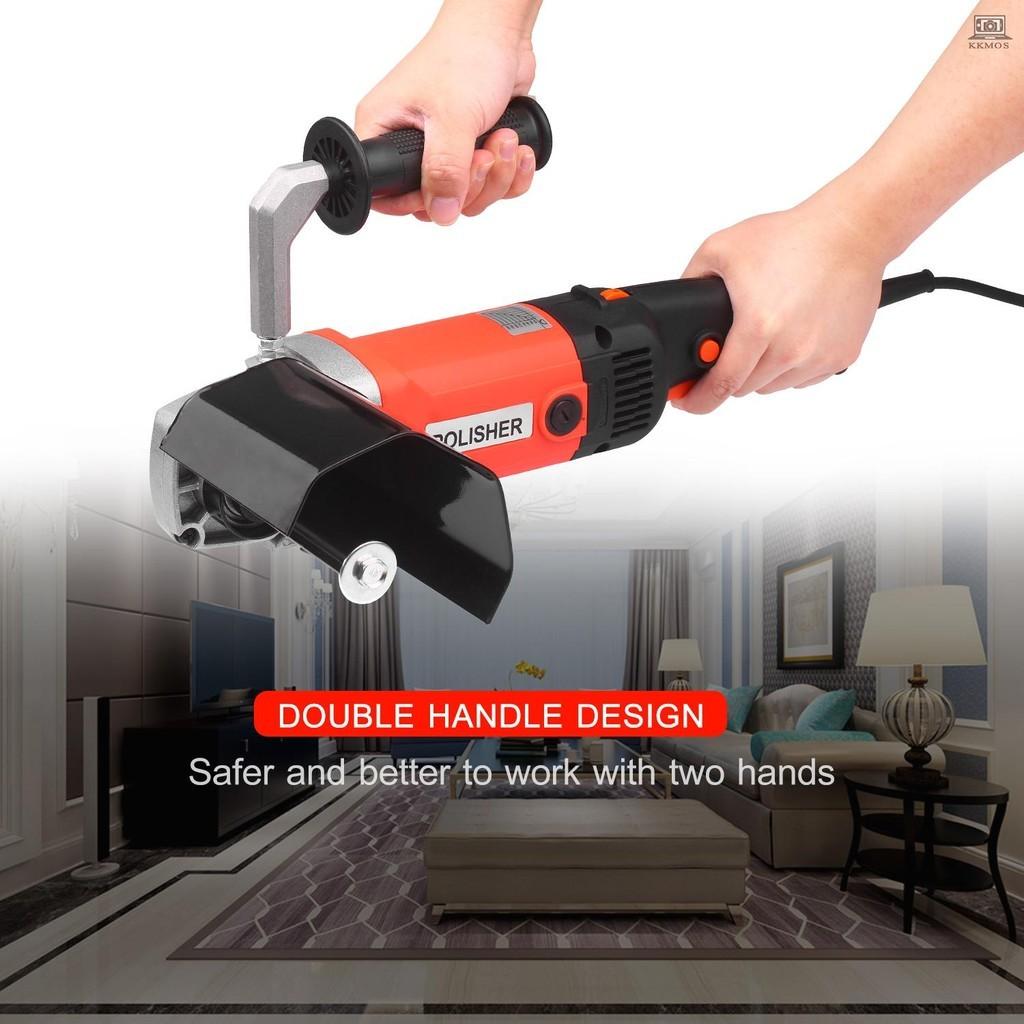 220V 1400W Electric Burnishing Polishing Machine Electric Wire drawing Machine Polisher for Metal Stainless Steel Wood Polishing  Electric Polisher