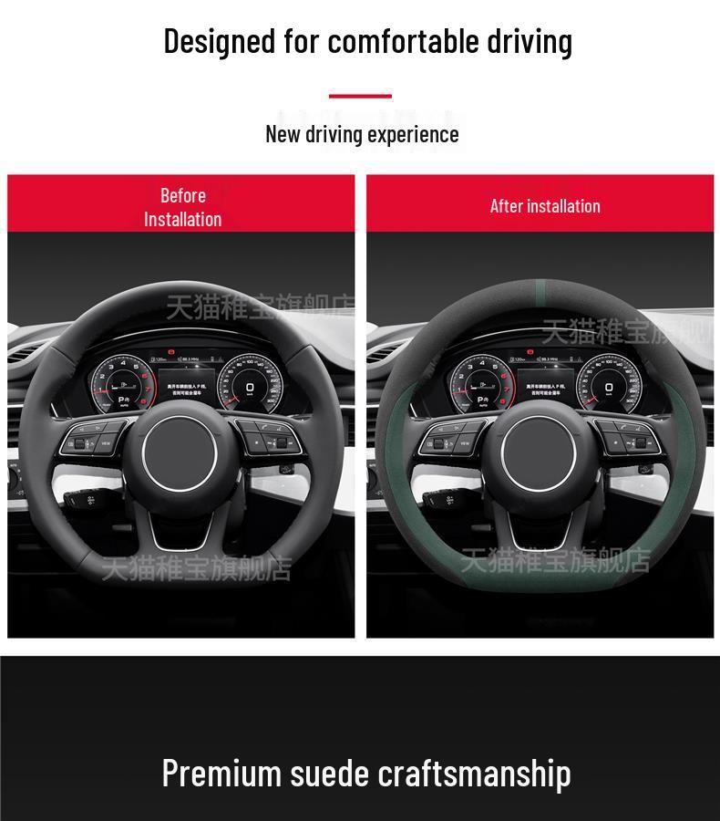 Lenkradbezug für 2025/26 Changan Deepal S05/S07/S7 - Winter rutschfest, schweißabsorbierend, Beflockungsdesign