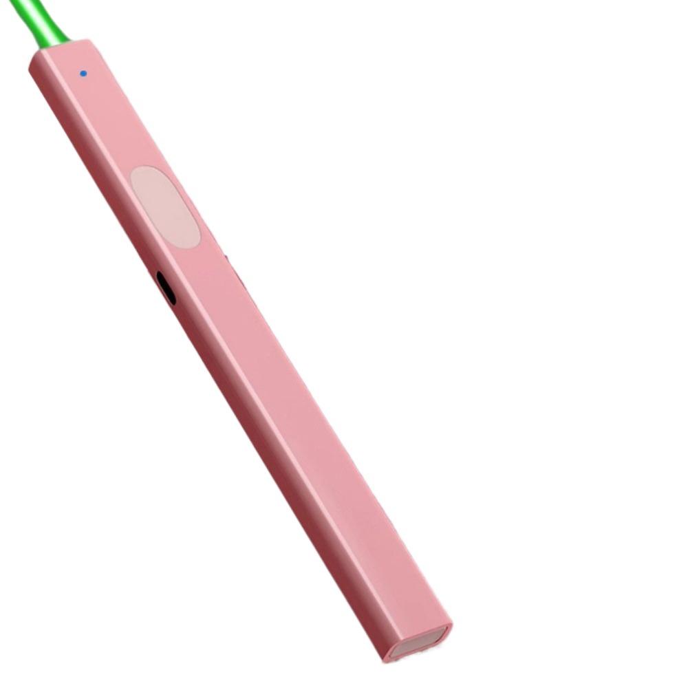 Перезаряжаемая USB ручка для презентаций, металлическая ручка для песочного стола, учительская презентация розовый