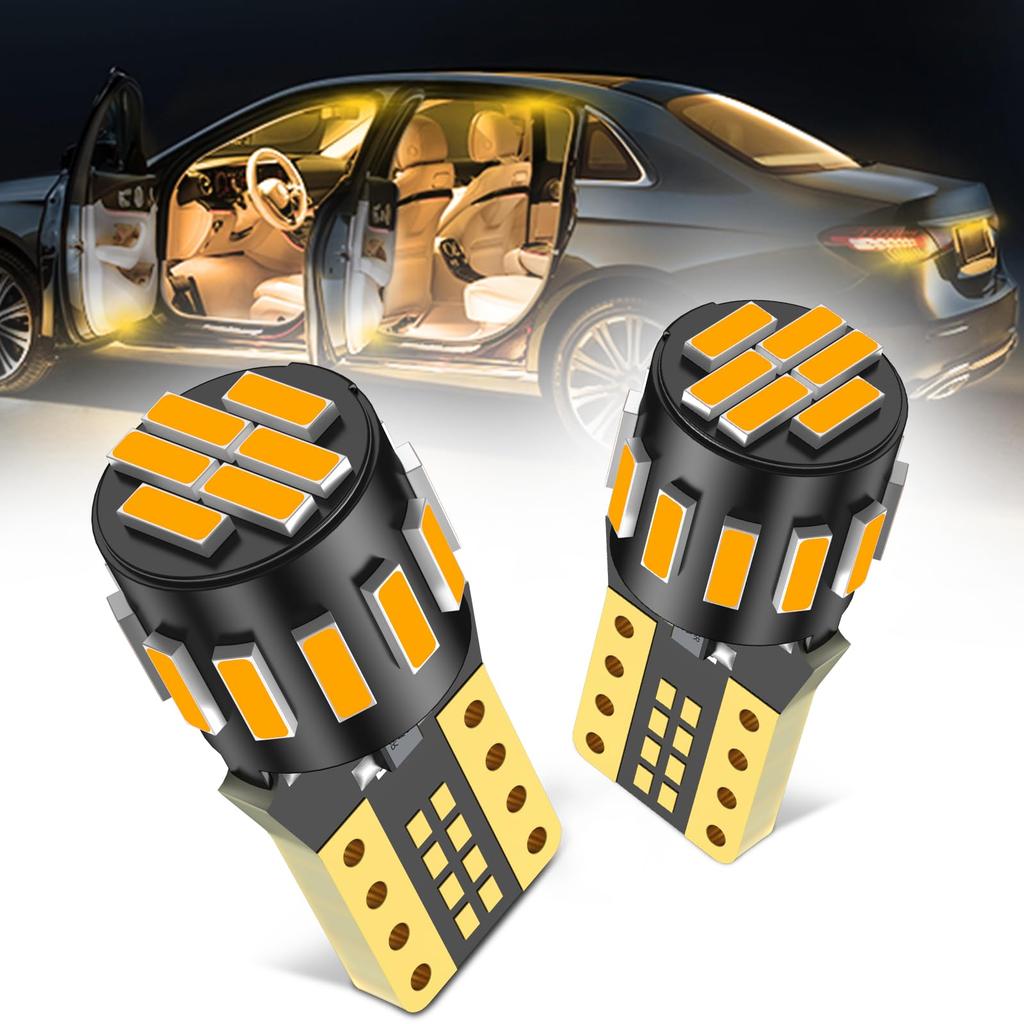 Marsauto T10 LED Position Lamp, DC 12 V Vehicle, 360 Degree Light Distribution Lens,