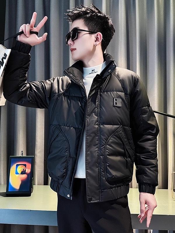 2025 Men's High-End Winter Trendy Cool Short Down Cotton Jacket