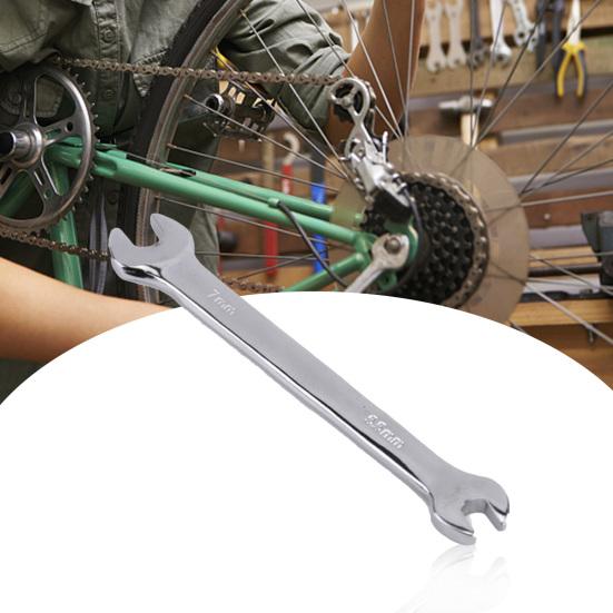 5.5-24mm Anti-Rust Open End Wrench High Hardness Repair Tool Multiple Sizes Double Open End Wrench for Auto Repair