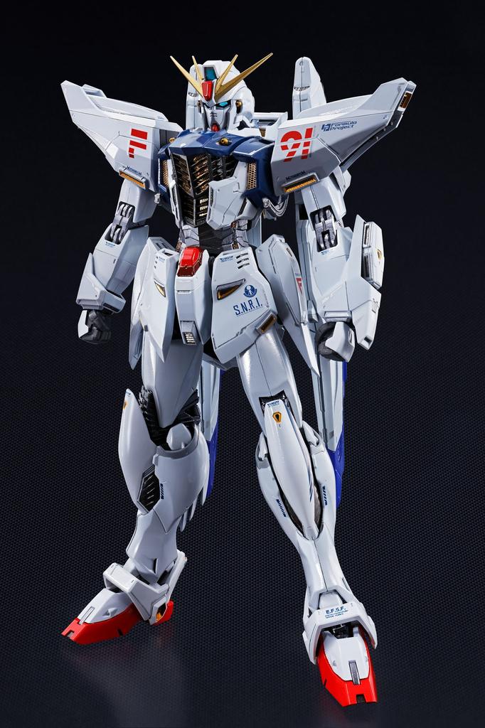 TAMASHII NATIONS METAL BUILD Mobile Suit Gundam F91 Gundam F91 aproximativ 170mm ABS&PC&PVC&diecast figurină mobilă pictată