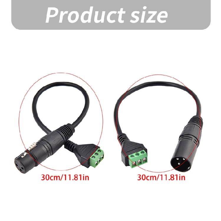 High Conductivity Copper XLR Adapter for Interference Free Signal Extension in Audios Systems