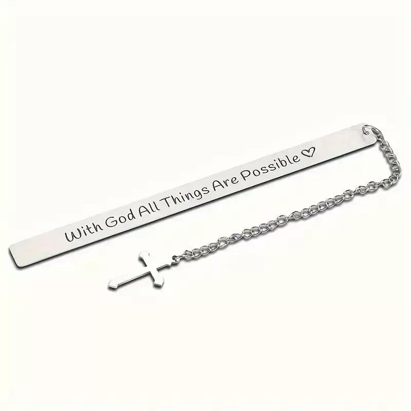 Personalizovaná nerezová záložka | Elegantní a gravírovatelný dárek pro čtenáře | Pro knihy a čtečky e-knih | Dárek ke Dni promocí