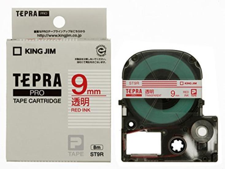 King Jim PRO Tape Cartridge with Clear Label ST9R 00045682 of (Pack 3)