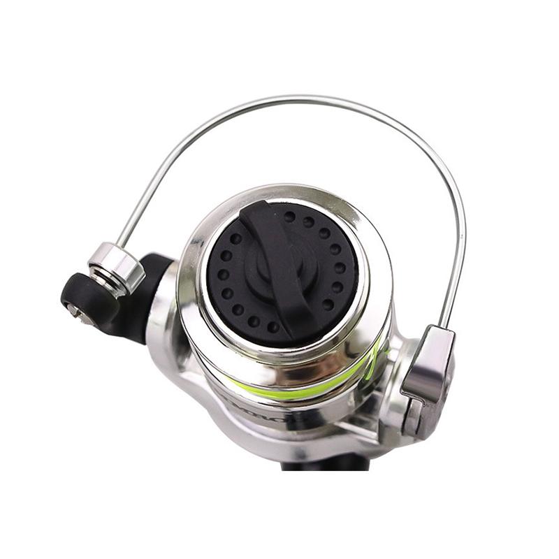 Fickstorlek Mini 100 Spinnrulle Fiskeutrustning Liten Spinnrulle 4.3:1 Metall