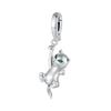 BAMOER 925 Sterling Silver Animal Locket Pendants Oxidized Openable Beads Clip Fit Original Bracelet DIY Retro Jewelry Accessory