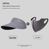 Women's Seamless Foldable Anti-UV Topless Sun Hat for Summer Sports