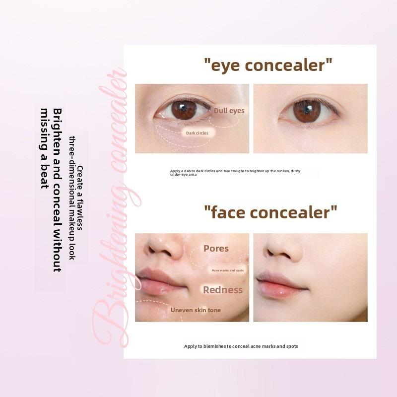 Brightening Concealer Liquid Natural Highlight Liquid Moisturizing Not Card Grain Expansion Color Modification Face Cross-border