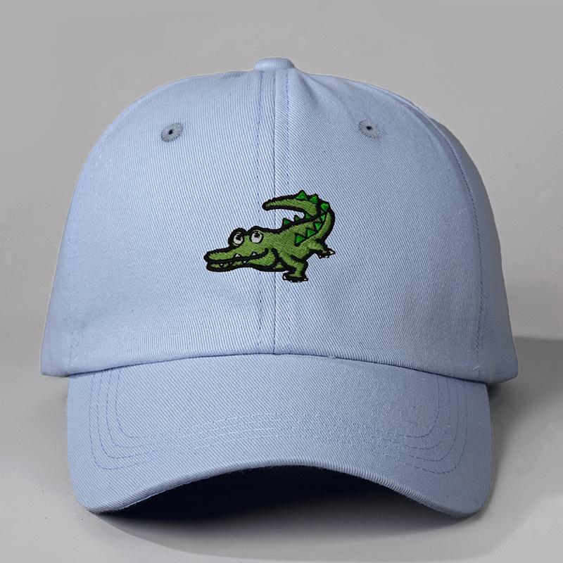 Cappellino da Baseball Coccodrillo Cartone Animato Carino Regolabile Poliestere Cappello da Sole per Esterno Unisex Regalo Semplice
