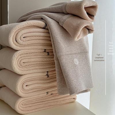 Tall Women's High-Waist Velvet-Lined Lambskin Leggings - Extra Thick, All-Match Winter Warm Pants (2024).