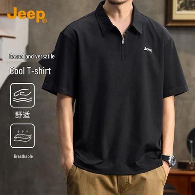 Men's Summer Loose Fit Polo Shirt