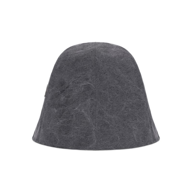 VARZAR VA Studded Pigment Round Bucket Hat Black