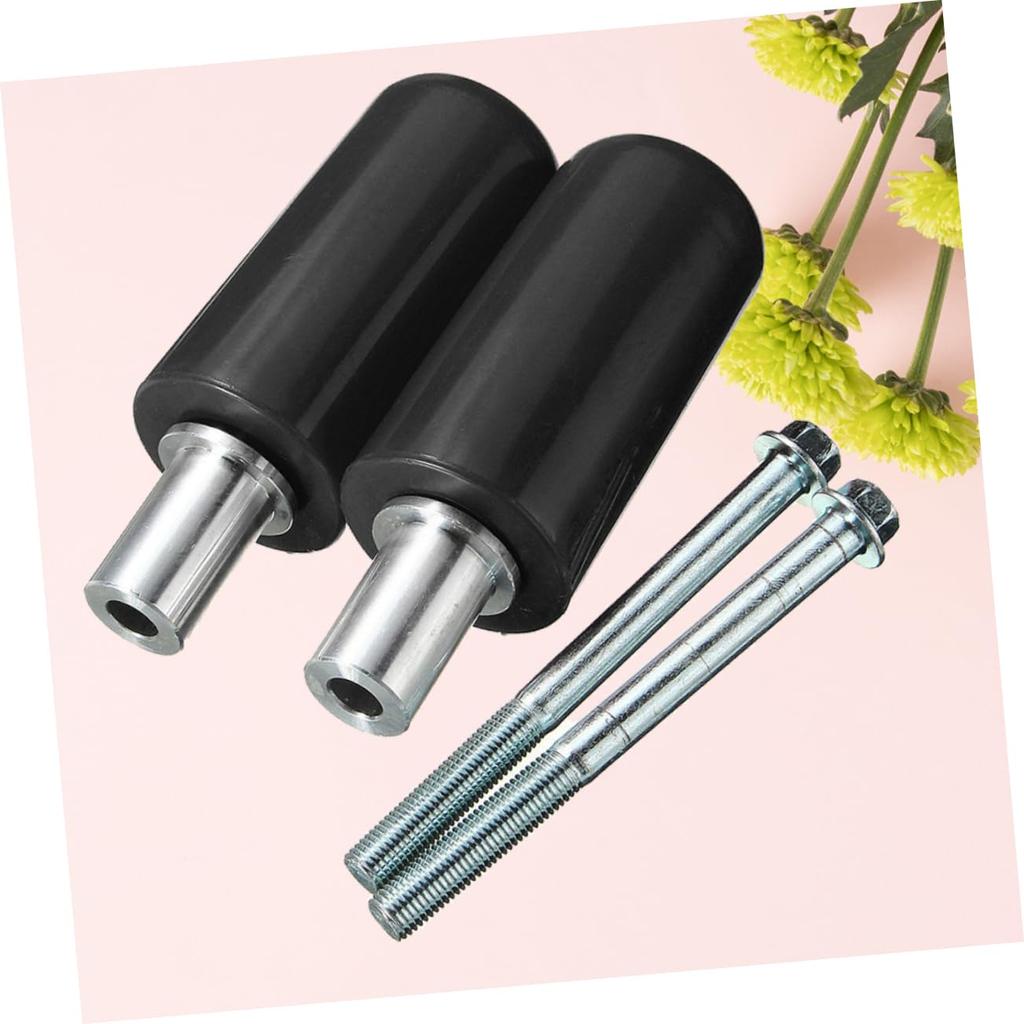 SWOOMEY 2 Pcs Drop Resistant Rubber Stick Bike Body Frame Sliders Lightweight Easy Installation