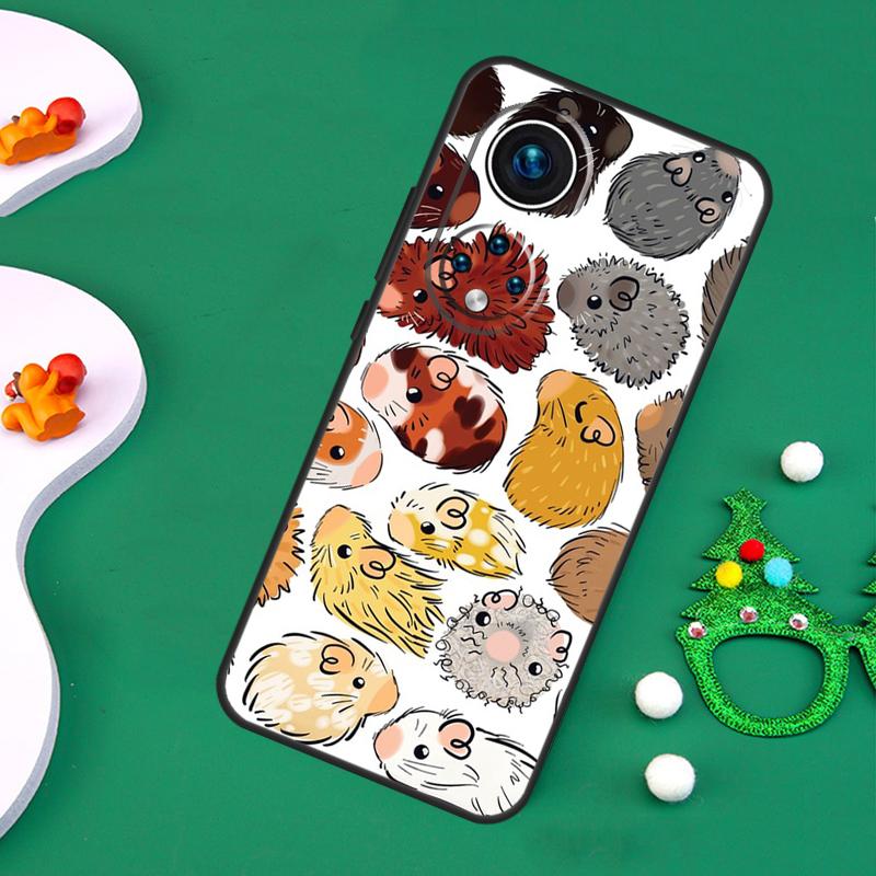Cartoon Guinea Pig Case For Honor 200 Lite 50 70 90 X9c X9b X9a X8a X8b X7a X6a X8 X9 Magic 7 5 6 Pro Cover