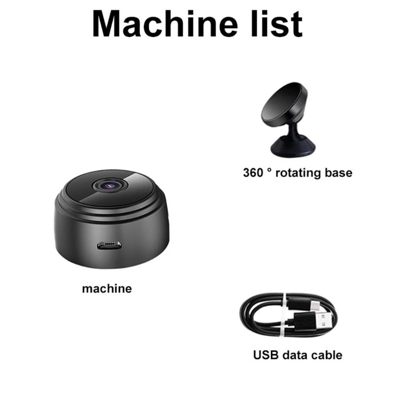 Durable Mini Camera IP Camera HD Wireless Night Vision Recording Camcorder WiFi Remote Monitor With Motion Detection Cam