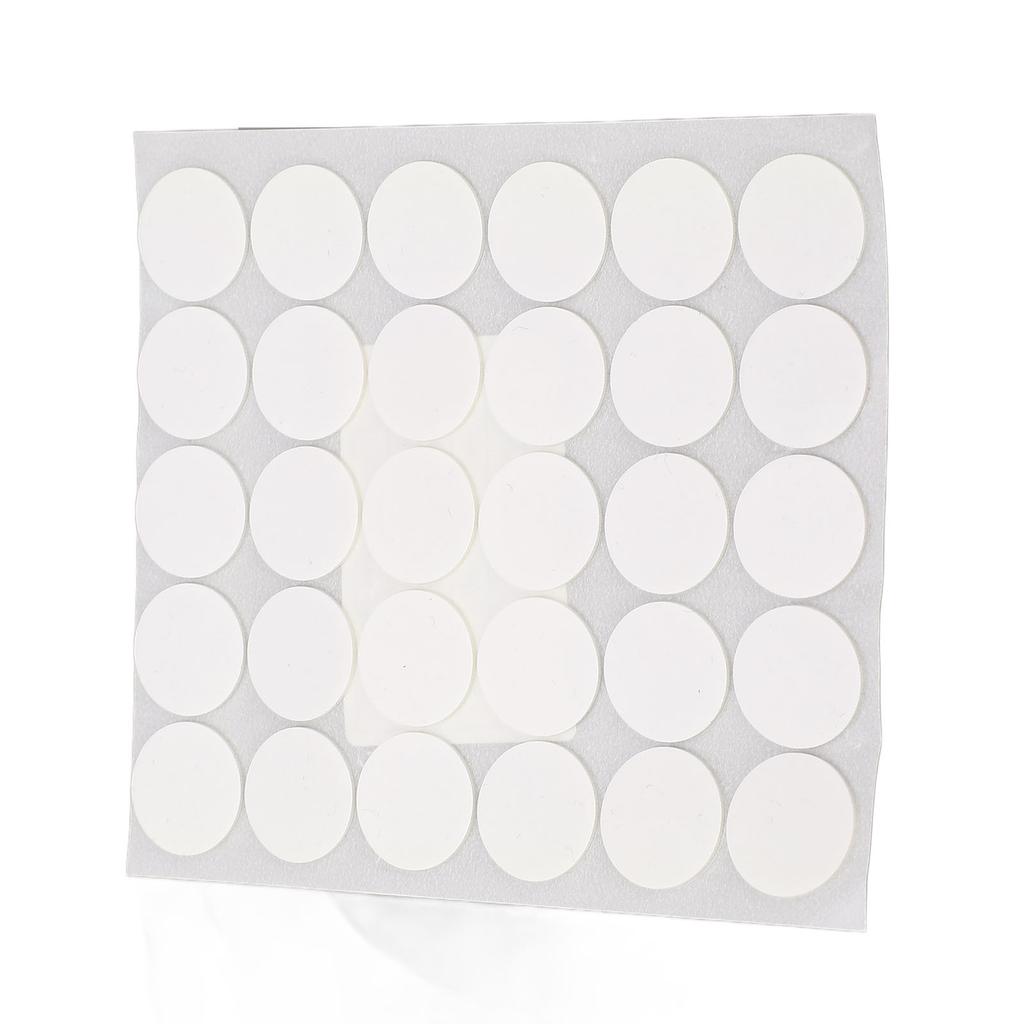 10 Sets Double Sided Foam Tapes Multifunctional Round PE Foam Self Adhesive Pads 20mmx1mm White