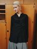Reply Sheer Wrap Shirt_Black