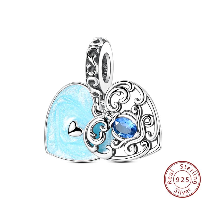 

Fit Original Bracelets Bangles Copper Charms Beads Blue Heart Pumpkin Truck Charms Fine Diy Jewelry Birthday Gifts