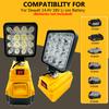 HOT 3 Inch Outdoor LED Work Light For Dewalt 18V Battery Portable Spotlights Fishing Handheld Cordless Lights Emergency Camping