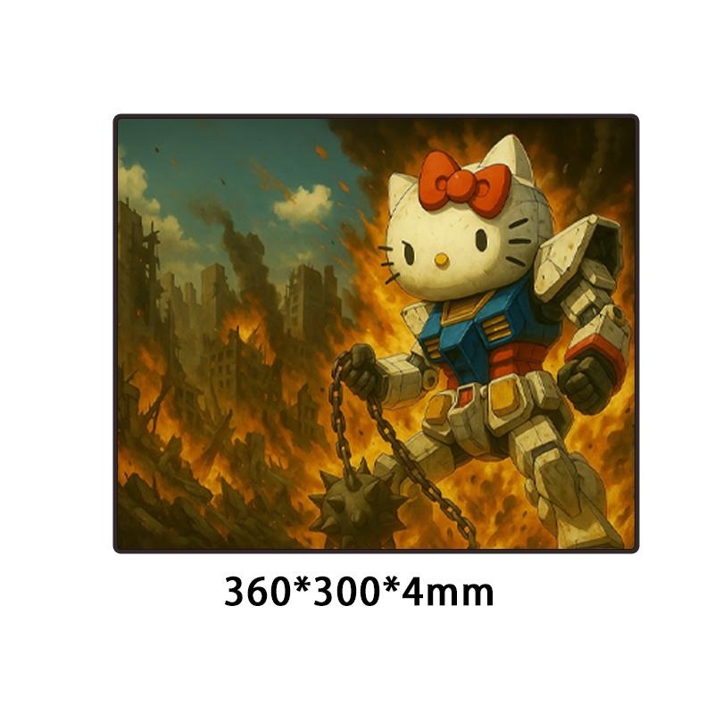 Custom Printed Design Anti-Slip Soft Neoprene Rubber Personalized Desk Pad High Quality Gaming Mouse Pad 400x900mm 4mm Thick