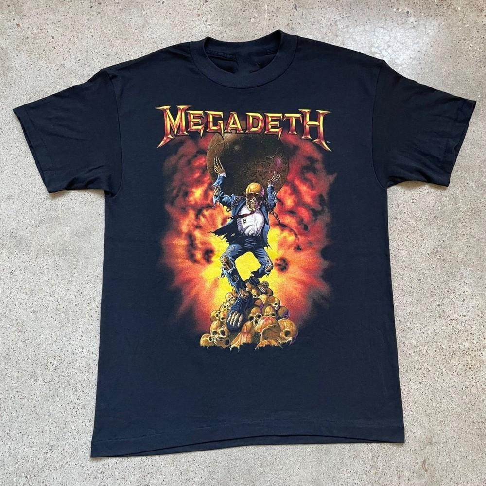 

Vintage 1991 Megadeth Band Shirt Gift Family Black S-5XL AA601 Unisex T-Shirt XXL