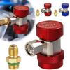1Pc Superior Efficiency R134a Refrigerant Adapter Hose Low Pressure Accessories Conversion Automotive Couplers High Fitting H3U9