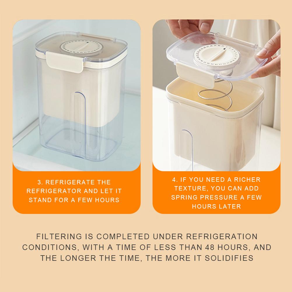 Yogurt Maker Yogurt Machine Filter with Lid Fine Mesh Whey Separation Tool With Extra Fine Mesh Stainless Steel Strainer