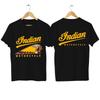New Men'S T-Shirt Casual Indian Motorcycle Pure Cotton T Shirt Graphic Oversized Motorcycle Retro Street Clothing Casual Top