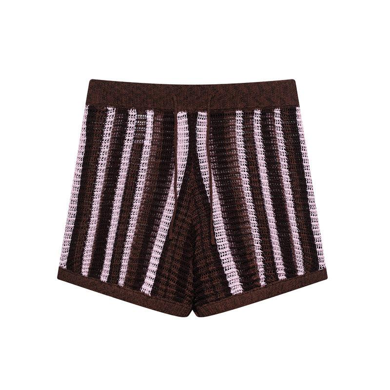 TAOP&ZA Women's Spring/Summer Knit Top & Casual Shorts