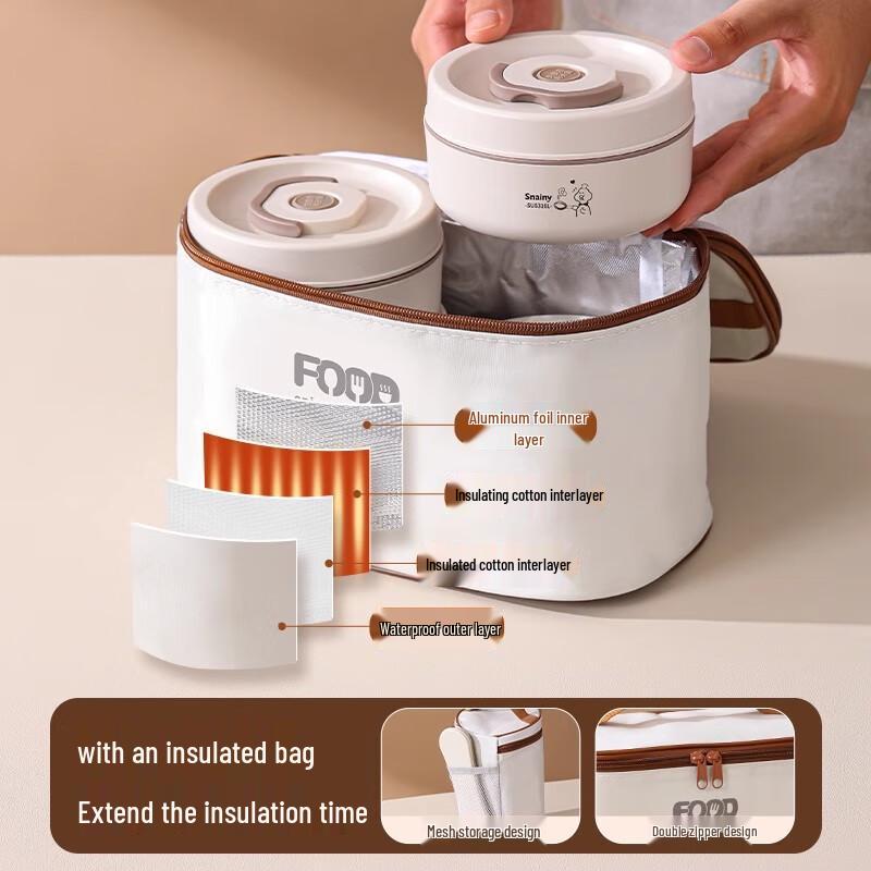 316L Stainless Steel Insulated Microwave Lunch Box