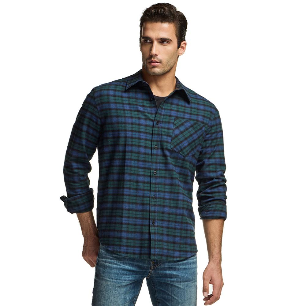 Teseulla Flannel Cotton Check Shirt