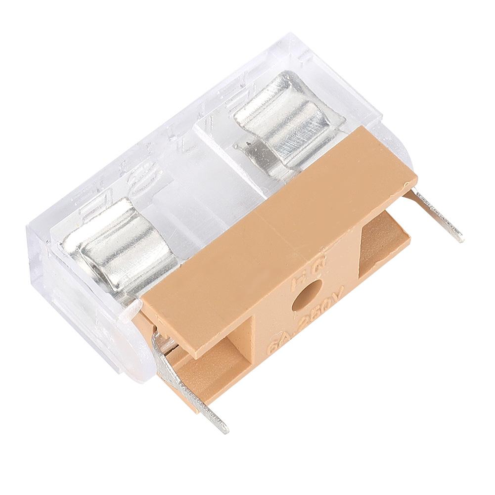 

20Pcs High Quality Fusehold Fuse Holder Case with Transparent Cover Fit for 5*20 Fuse