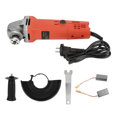 Handheld Electric Angle Grinder 860W Grinding Machine for Metal Wood (Red)