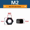 Anti-Loosening Self-Locking Nut 304 Stainless Steel Black Nylon Slip-Resistant Hex Screw Cap