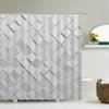 High Quality Washable Fabric Bathroom Curtains 3D Printing Shower Curtain Polyester Bath Screens Home Decoration With 12 Hooks