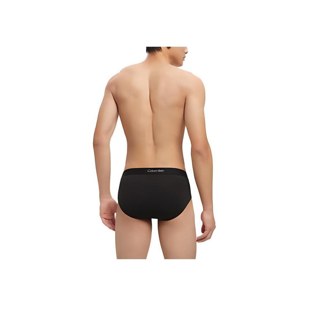 Calvin Klein Double Gravity Band Solid Jacquard Bund Slips Herrenunterwäsche Schwarz NB3311-UB1