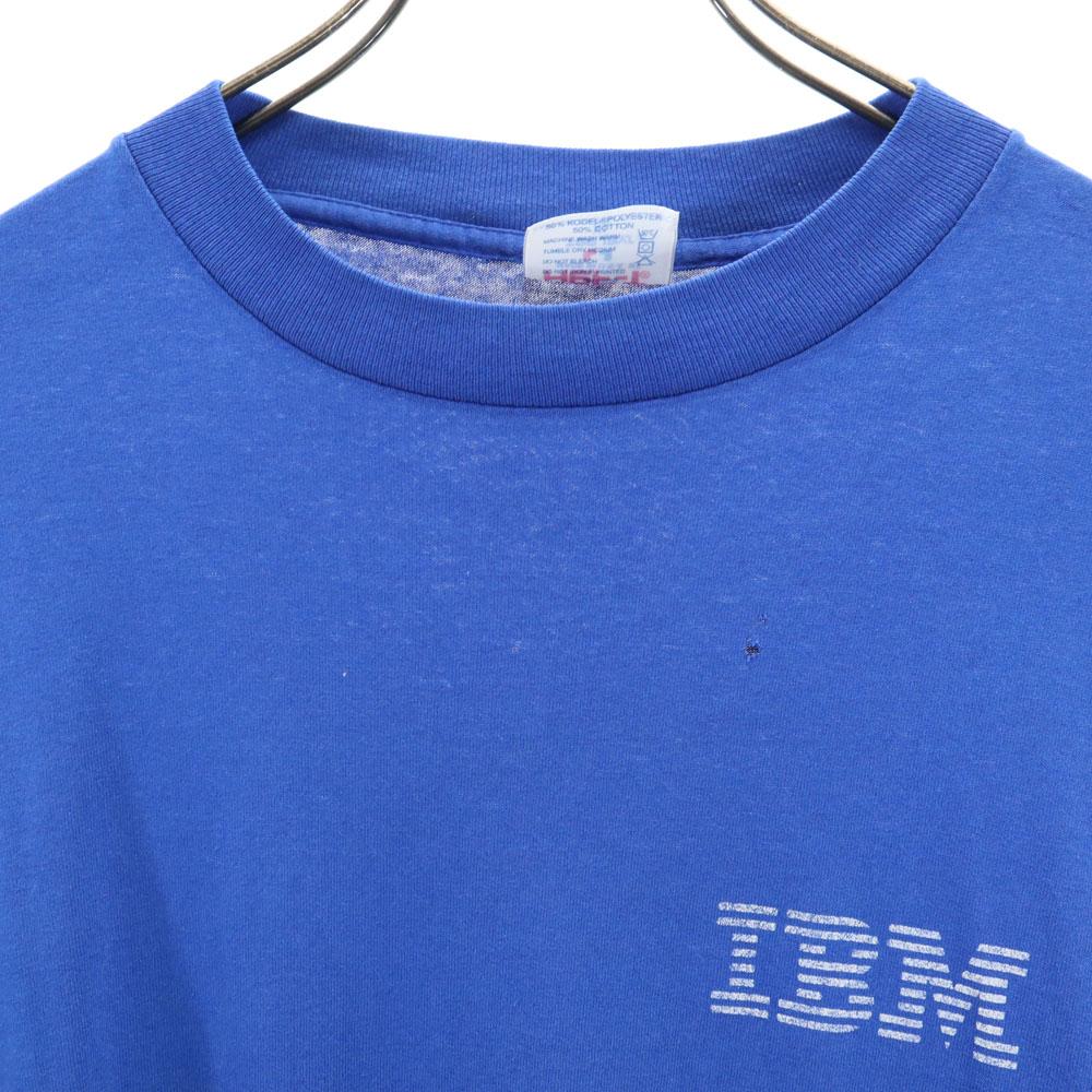 HeF-T 90s Made In USA IBM Print Short Sleeve Corporate T-shirt Men's Used