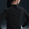 Nike Logo Quick-Dry Long Sleeve Polo Shirt Women tops FQ1571-010