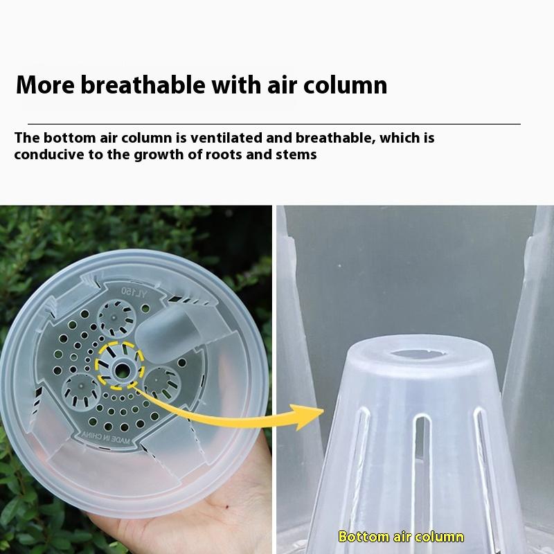 Water Storage Flowerpot Bonsai Basin Butterfly Orchid Breathable Hydroponic Pot Self Absorbing Basin Gardening Planting Tool