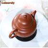 210ml Traditionelle Yixing Lila Ton Teekannen Handgefertigt Geschnitzte Kanne Rohe Erz Zhu Mud Kessel Mit Sieb Chinesisches Zisha Teeset Cafés