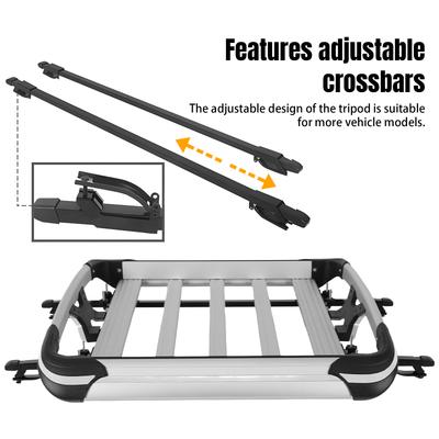 Auto Aluminum Luggage Car Roof Racks with Cross Bars Aluminum Alloy Roof Rack for 4 X 4/SUV/Pickup Truck Other Auto Carscustomes