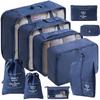 8-Piece Travel Clothing Storage Bag Set
