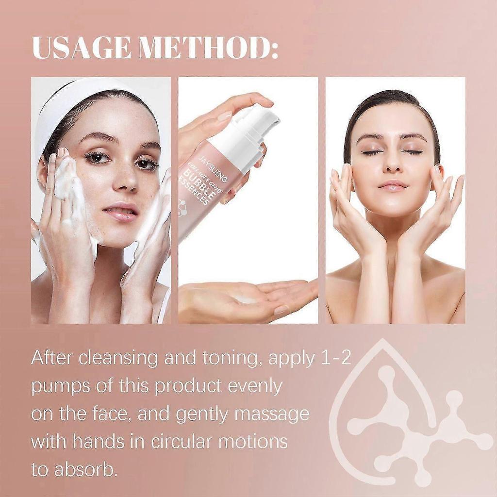 Collagen Light Bubble Essence, Repair Dark Firm Face Skin Anti-wrinkle Moisturizing Beauty Essence
