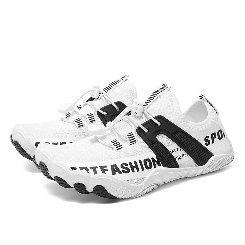 

Summer New Fast Drying Comfortable Upstream Shoes Versatile Lightweight Wear-resistant Yoga Shoes Sizes 36-45 for Men and Women 36 белый