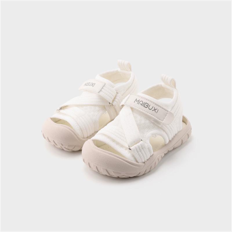 

Summer Mesh Breathable Baby Shoes Toddler Kids Sandals Infant Footwear for Girls & Boys Closed Toe Beach Sandals 23